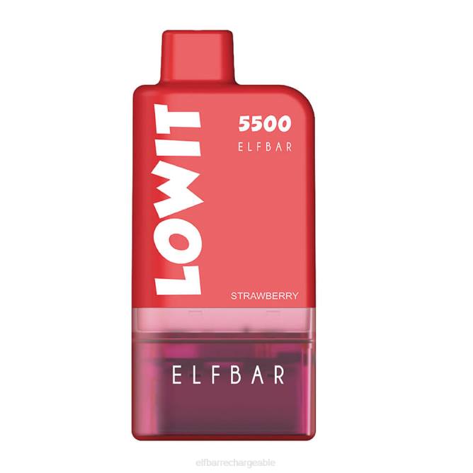 RLF6B125 ELFBAR kit de dosettes préremplies lowit 5500 2%nic - ELFBAR bc5000 France glace à la fraise