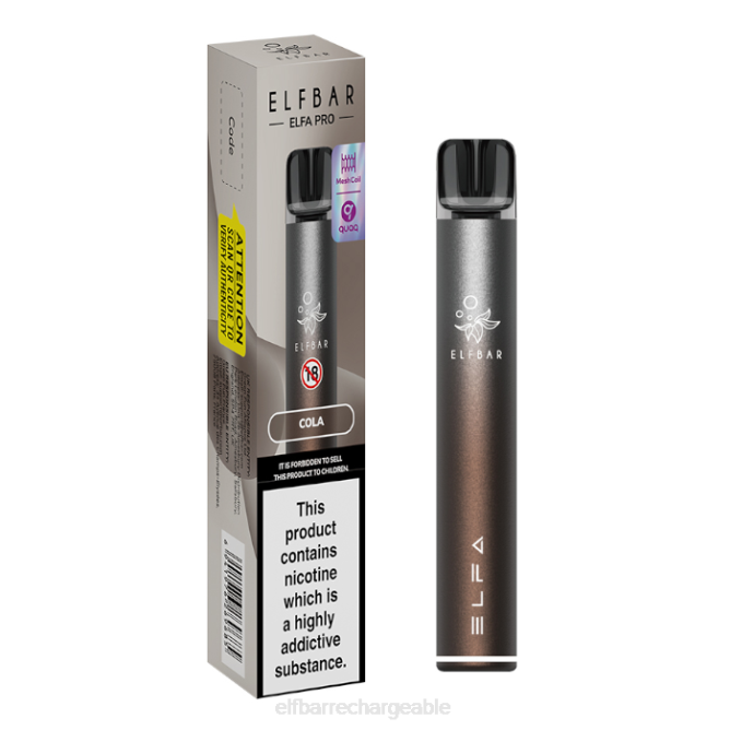 RLF6B310 ELFBAR kit pod elfa pro - rechargeable - ELF BAR France prix dosette préremplie twilight brown + cola