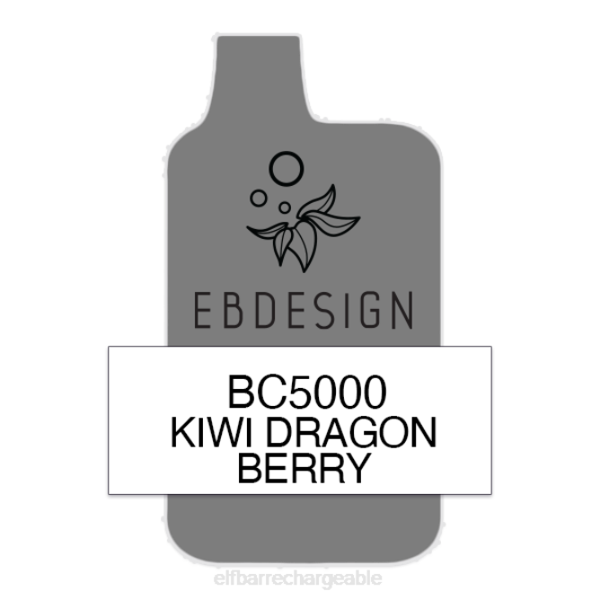 RLF6B229 ELFBAR kiwi dragon berry 5000 consommateur - unique - ELFBAR bc5000 France