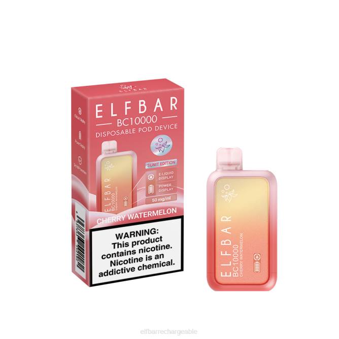 RLF6B38 ELFBAR vape jetable nouveau bc10000 10000bouffées - ELF BAR elfa France pastèque cerise