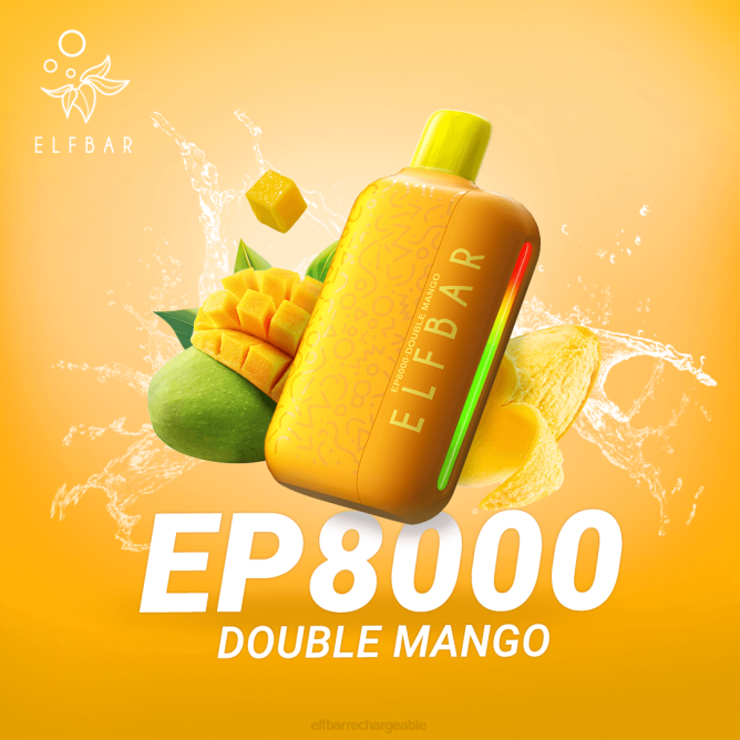 RLF6B68 ELFBAR vape jetable nouvelles bouffées ep8000 - ELF BAR rechargeable avis double mangue